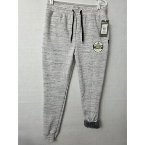 Matix Sherpa Lined Men's Sweatpants Color Marled White Size L